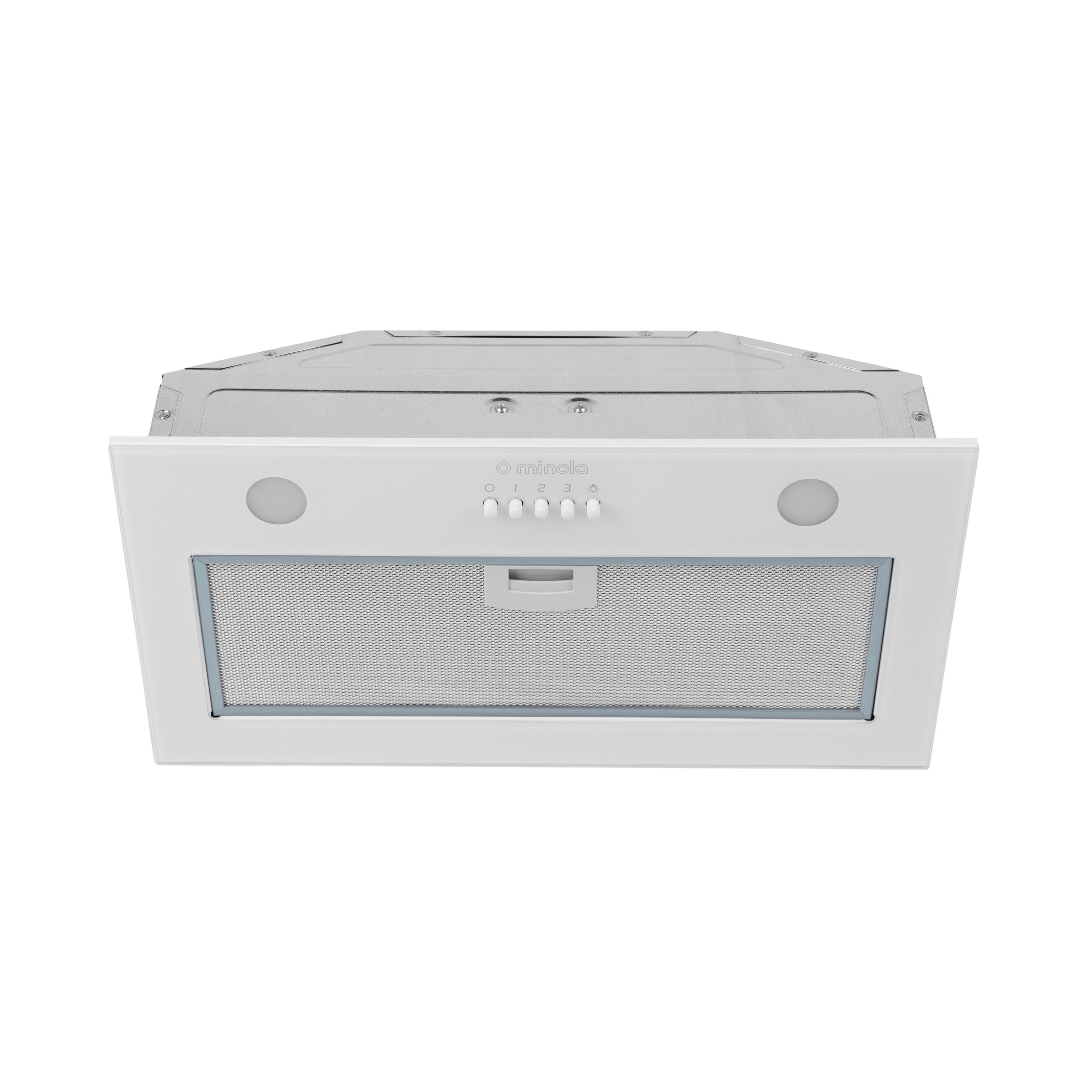 Витяжка повновбудована Minola HBI 52621 WH GLASS 700 LED