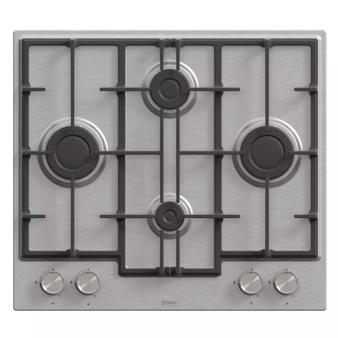 Варильна поверхня газова на металі PERFELLI PERLA M60C INOX